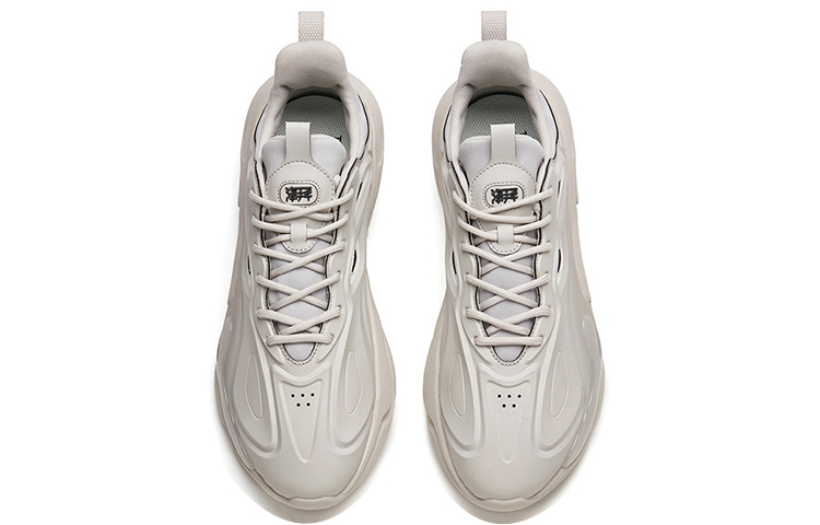 Lookbook 安踏超摆2代 低帮 "灰色" 112218840-1