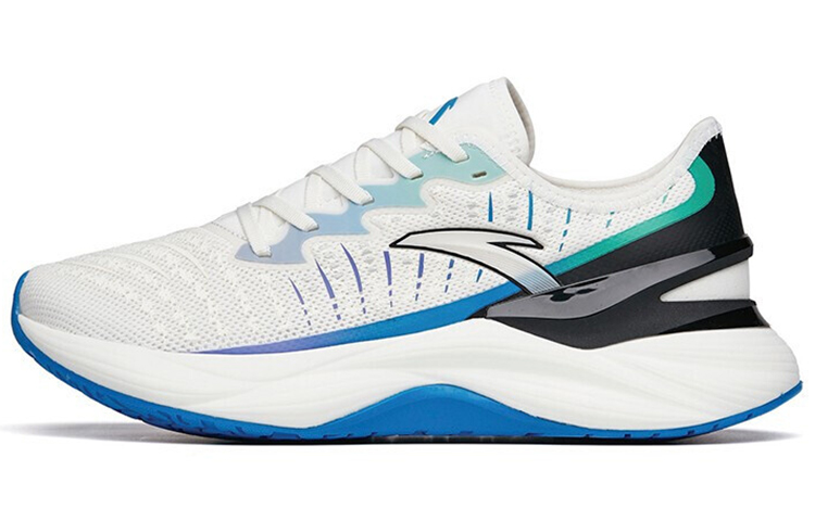 Anta Chuang 2.0 Lace-up Running Shoes 'White Blue' 112215586-10