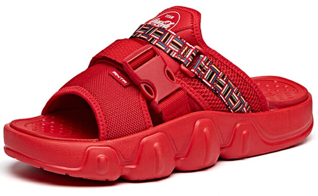 Anta Coca Cola x 'Red Beach Slide' 112038515-7 Order Anta Coca Cola x 'Red Beach Slide' 112038515-7