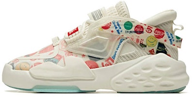 Anta Coca Cola x 'Shock Absorbent Non-Slip Durable Dad Shoe White Red Blue' 11948088-11 Anta Coca Cola x 'Shock Absorbent Non-Slip Durable Dad Shoe White Red Blue' 11948088-11