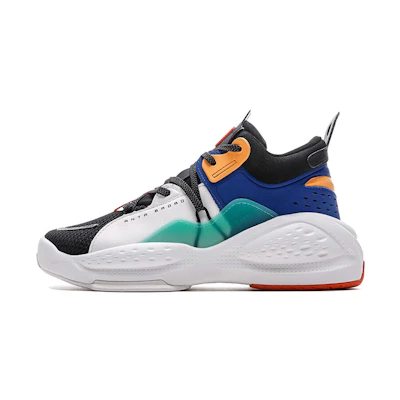 Anta Color-Block High-Top 'Blue Black Green' 'Domineering Life Series'
