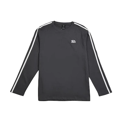 Anta Colorblock Crewneck Pullover Sweatshirt Castle Grey 952418402-3
