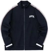 Anta Colorblock Knit Sports Jacket - Basic Black 152338706-2 Anta Colorblock Knit Sports Jacket - Basic Black 152338706-2