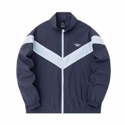 Anta Colorblock Zip-Up Jacket Unisex - Mystic Blue 952318603-2