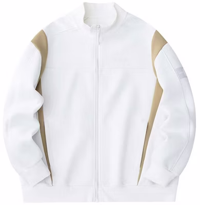 Anta Colorblock Zip-Up Sports Jacket Cream White 152418753-1 Buy Anta Colorblock Zip-Up Sports Jacket Cream White 152418753-1