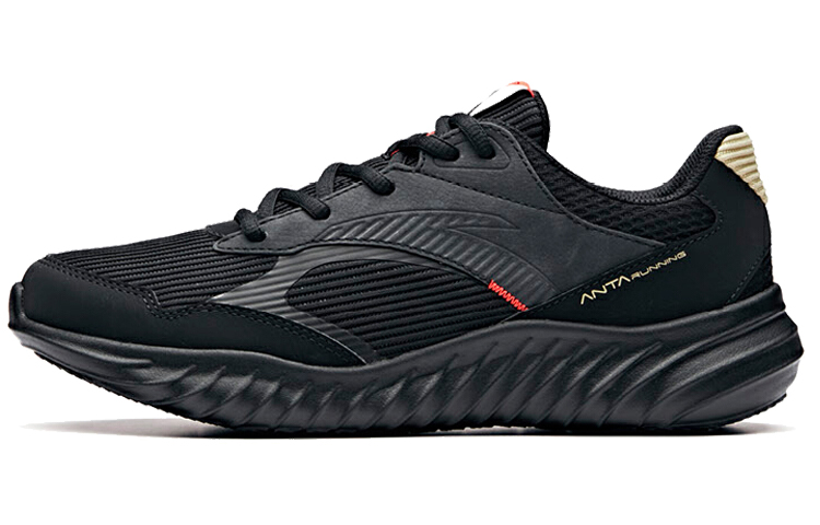 Anta CMFT Breathable Running Shoe 'Deep Black'