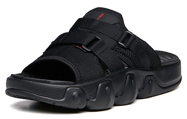 Lookbook Anta Comfort Lightweight Slippers 'Black' 112038518-2