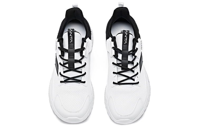 Shop Anta Comfort Splice Low ''Nero Bianco'' 912015521-3
