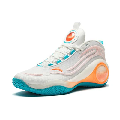 Anta Concrete Bubble 4 Mid 'White Blue Orange'