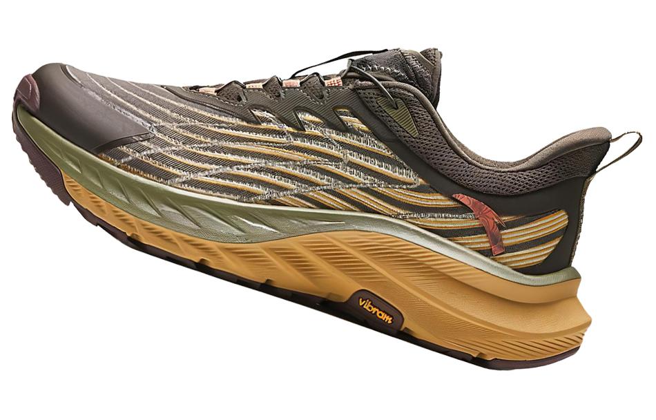 Shop Anta安踏 橫斷 舒適運動 減震耐磨 低幫 跑步鞋 男款 棕色