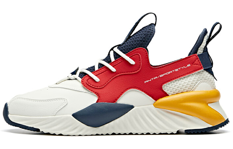 Anta Dad Shoe 'White Red Yellow' 'Bujie Lifestyle Series' 912018803-3