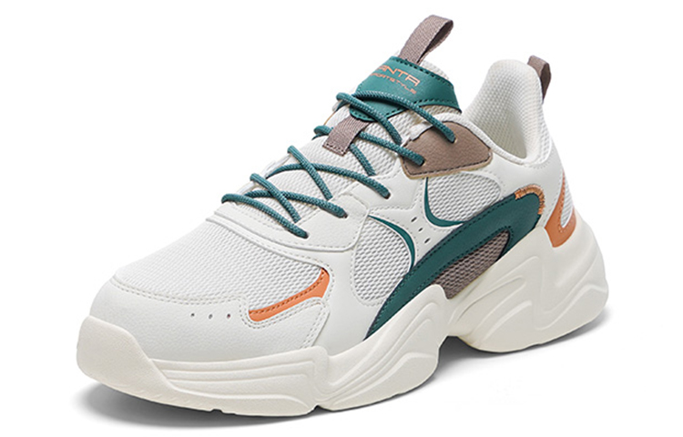 Lookbook Chaussures Anta Dad ''Blanc Vert''. 11938822R-22