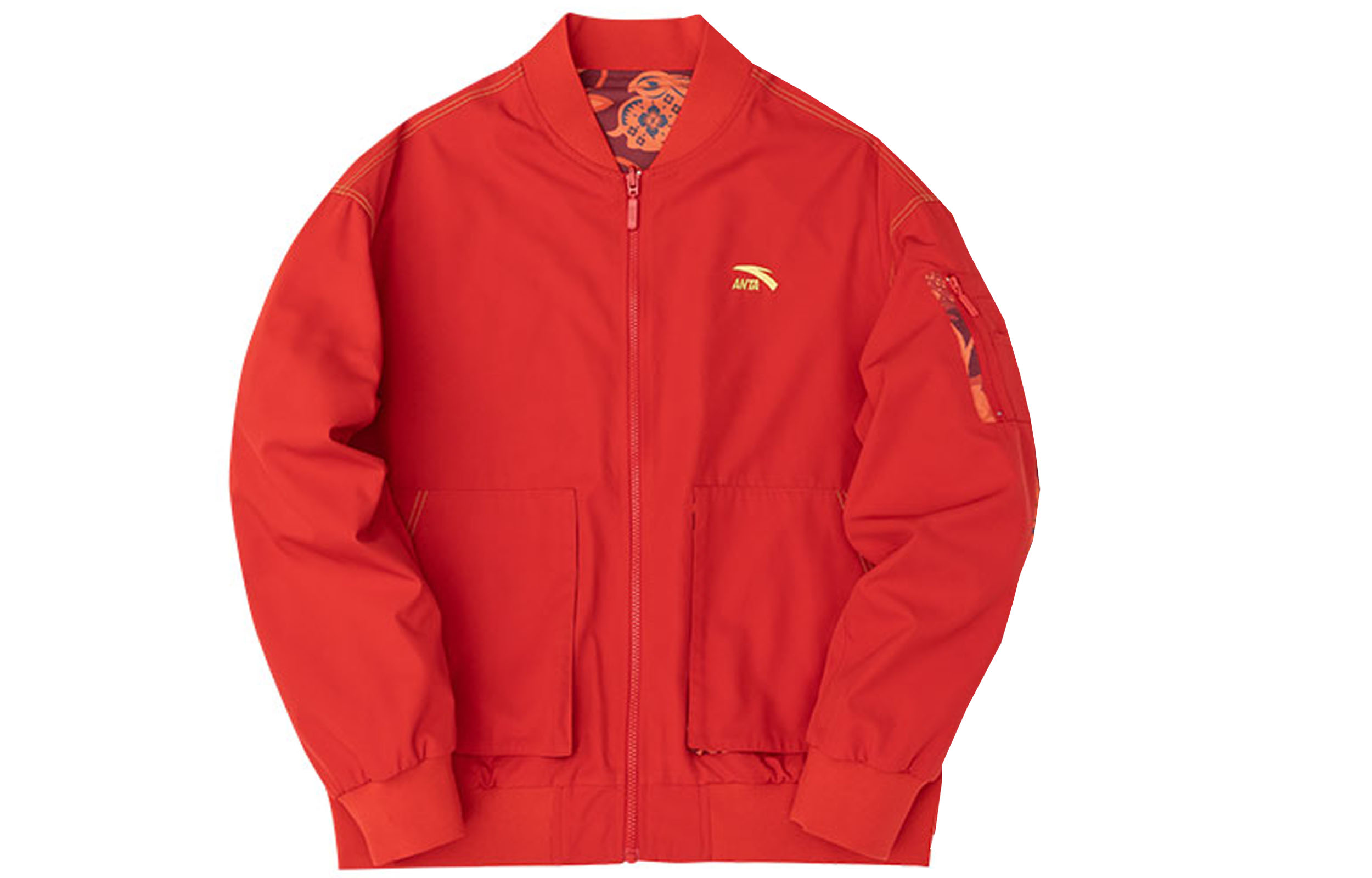 Anta Double-Sided Jacquard Crewneck Jacket Unisex 952318605-1