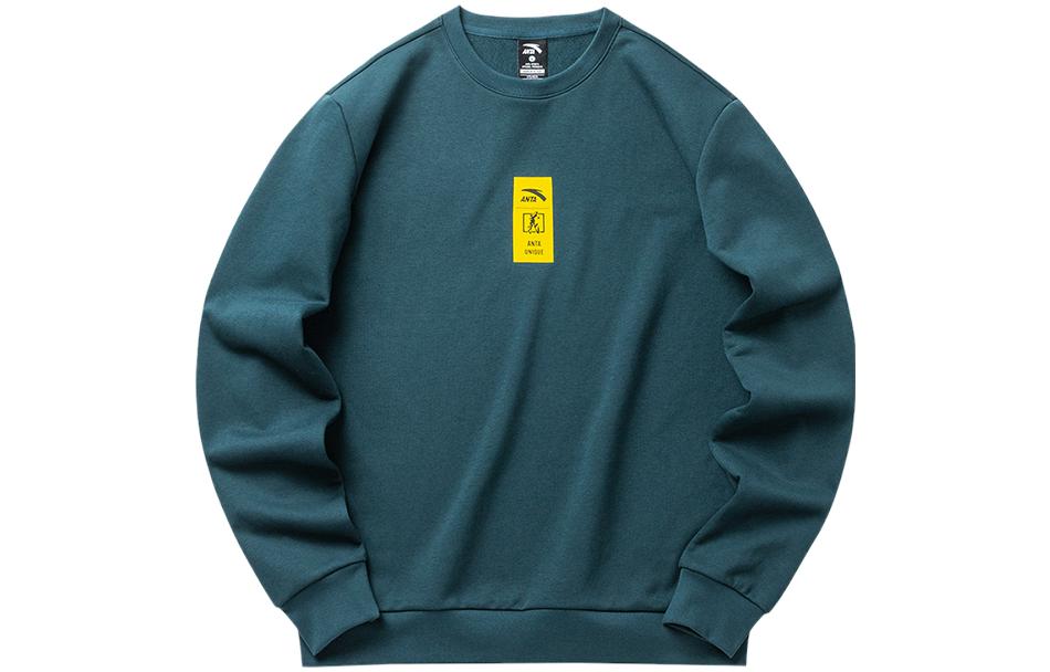 Anta Dynamic Tech Series Splatter Print Sweatshirt Tundra Green 952137744-2