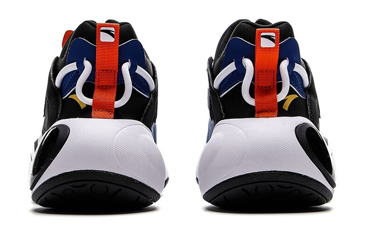 Shop Anta Eclipse Mid 'White Black Blue' 912048830-2