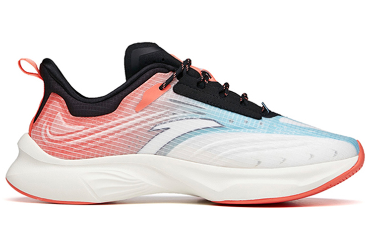 Order 安踏Edge防滑耐磨低幫跑步鞋白藍橙