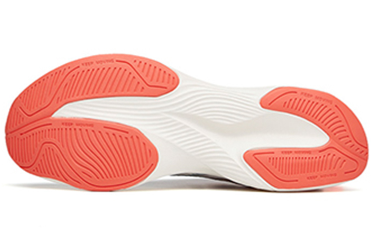 Shop 安踏Edge防滑耐磨低幫跑步鞋白藍橙