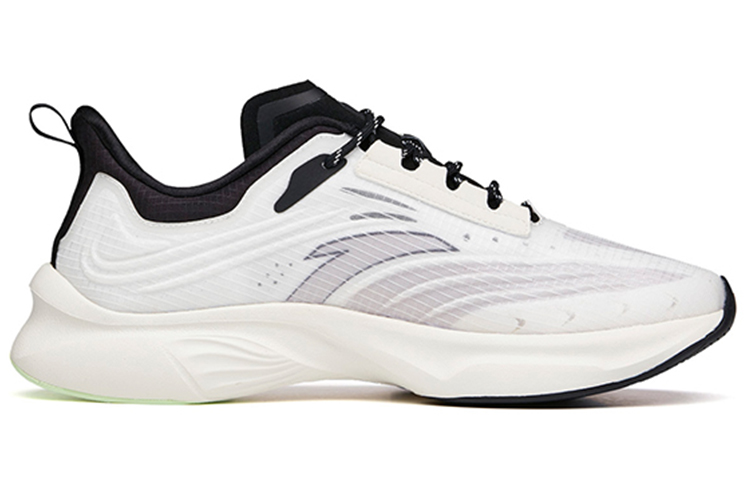 Order 安踏 Edge 舒弹科技運動 低幫 跑步鞋 男款 白灰黑