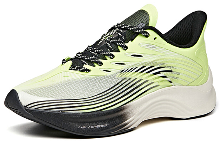 Lookbook 安踏 Edge 低幫 跑步鞋 男款 黃黑