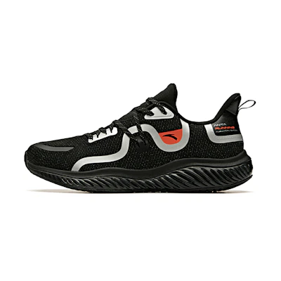 Anta Elastic Rubber Running Low 'Black Silver'
