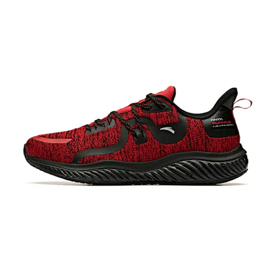 Anta Elastic Rubber Running Shoes 'Big Red'
