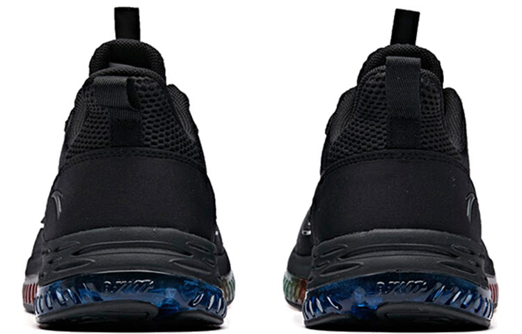 Anta Elastic Rubber Running Shoes 'Black Red' 圖 4