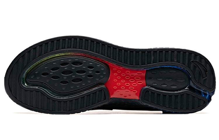 Anta Elastic Rubber Running Shoes 'Black Red' 圖 5