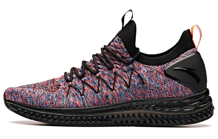 Anta Elastic Running Shoes 'Black Blue Pink' 11915501-9