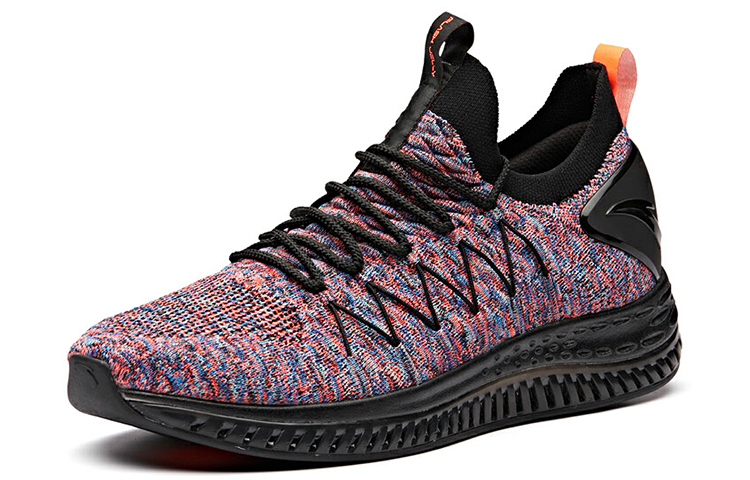 Lookbook Chaussures de Course Anta Élastiques ''Noir Bleu Rose'' 11915501-9