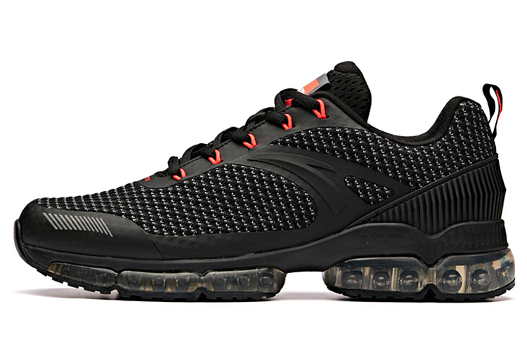 Anta Elastic Tech Shock-Absorbing Low Top Running 'Black' 11915503-1