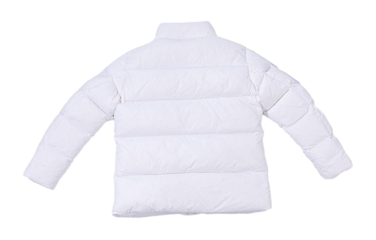 Lookbook Anta Embroidered National Flag Stand Collar Short Down Jacket Unisex White 552210718-2