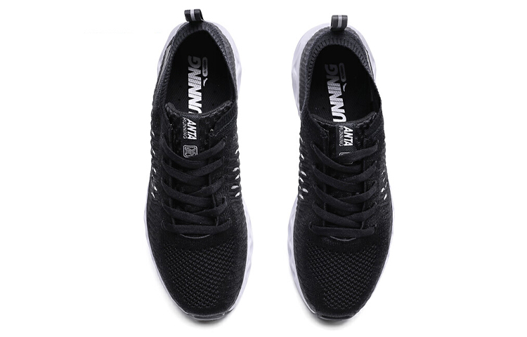 Shop Zapatillas Anta Energy Ring Comfort Running 'Negro Blanco' 11725588-7