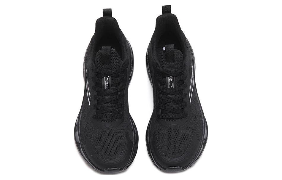 Order 安踏能量環防滑耐磨回彈低幫跑步鞋 - 黑色