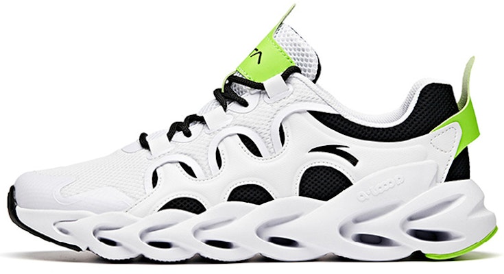 Anta安踏 能量環網面 減震 低筒 跑步鞋 男款 白黑綠 Buy Anta安踏 能量環網面 減震 低筒 跑步鞋 男款 白黑綠