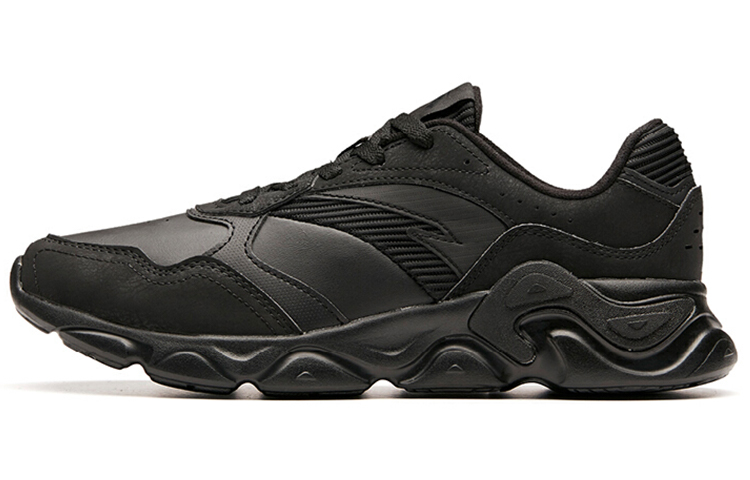Anta Fashion Breathable Low-Top Running Shoes 'Pure Black' 112015570-4