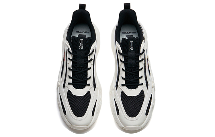 Shop Anta Fashion Series Sneakers 'Black White' 112228051-2