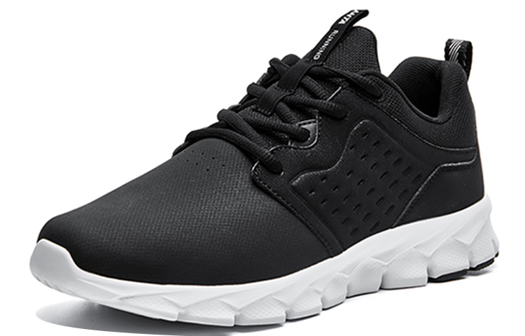 Lookbook Anta Fashion Simple Running Shoe 'Black and White' 91745522-8