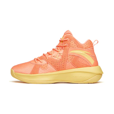Anta Shock The Game 2 High Top Shoes 'Orange Yellow'