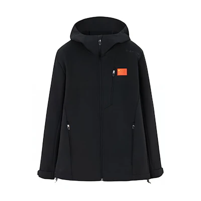 Anta Flag Print Loose Fit Hoodie Jacket Night Sea Black 152310623-3