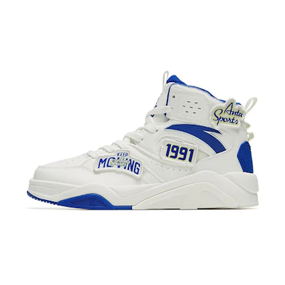 Anta Cement Bubble Lifestyle Shoes 'White Blue'