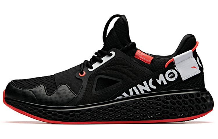 Anta Flash Energy Low Top Running Shoes 'Wormhole Tech Black Red' 91935519-2