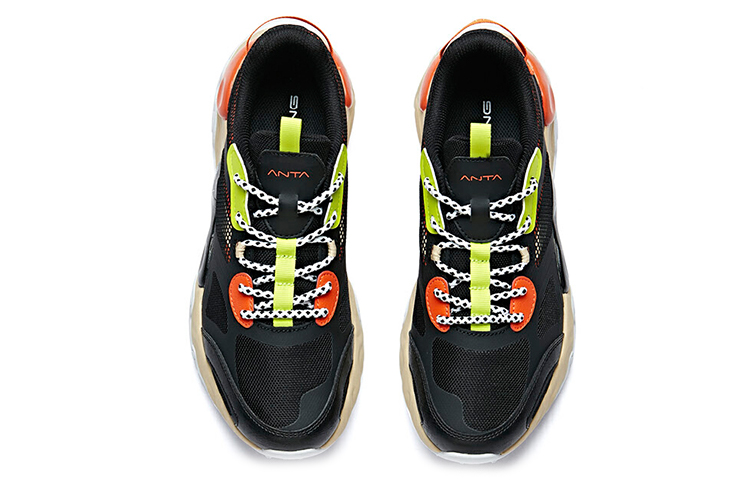 Shop Anta Flash Extreme 'Hitam Oranye Hijau' 912015581-3