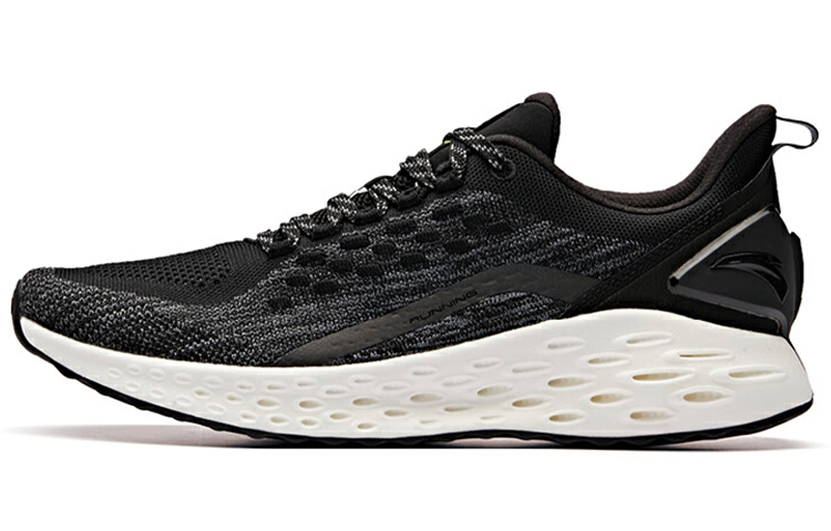 Anta Flashfoam Low Running Shoes 'Black White Wormhole Technology' 11915588-4