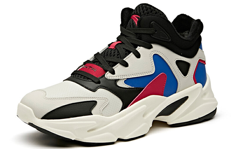 Order Scarpe da Running Anta Foderate in Pile ''Grigio Heather Nero Bianco'' 11948985-5