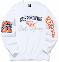 Anta Fleece Crewneck Pullover Sweatshirt White - Unisex Casual Couples Series 152148720-1 Anta Fleece Crewneck Pullover Sweatshirt White - Unisex Casual Couples Series 152148720-1