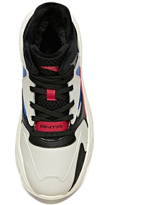 Anta Fleece-Lined Running Shoe 'Heather Grey Black White' 11948985-5 Lookbook Anta Fleece-Lined Running Shoe 'Heather Grey Black White' 11948985-5