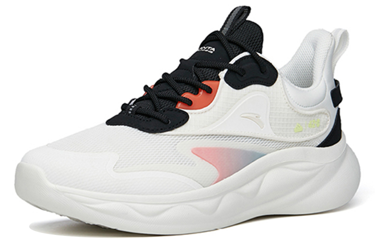 Order Anta安踏 柔柔彈2 軟底緩震 低筒 跑步鞋 男款 白黑