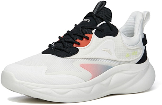 Anta安踏 柔柔彈2 軟底緩震 低筒 跑步鞋 男款 白黑 Order Anta安踏 柔柔彈2 軟底緩震 低筒 跑步鞋 男款 白黑