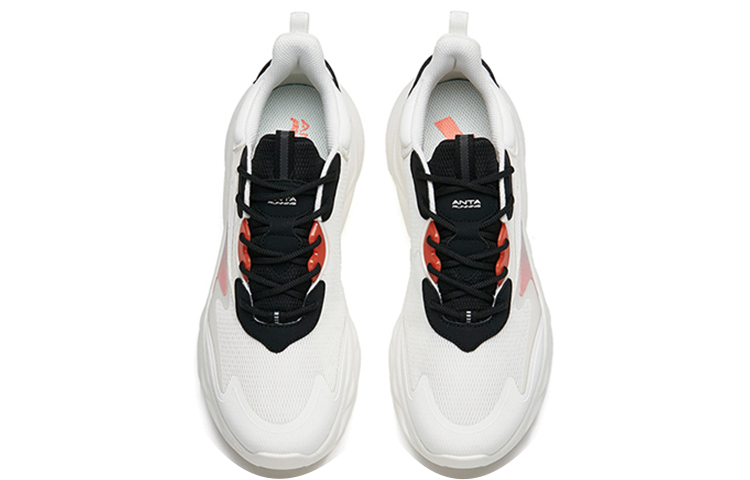 Lookbook Anta安踏 柔柔彈2 軟底緩震 低筒 跑步鞋 男款 白黑