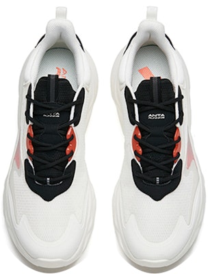 Anta安踏 柔柔彈2 軟底緩震 低筒 跑步鞋 男款 白黑 Lookbook Anta安踏 柔柔彈2 軟底緩震 低筒 跑步鞋 男款 白黑